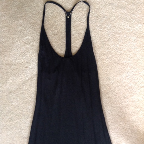 The Row Black Jersey Racerback Maxi Dress - Picture 3 of 3